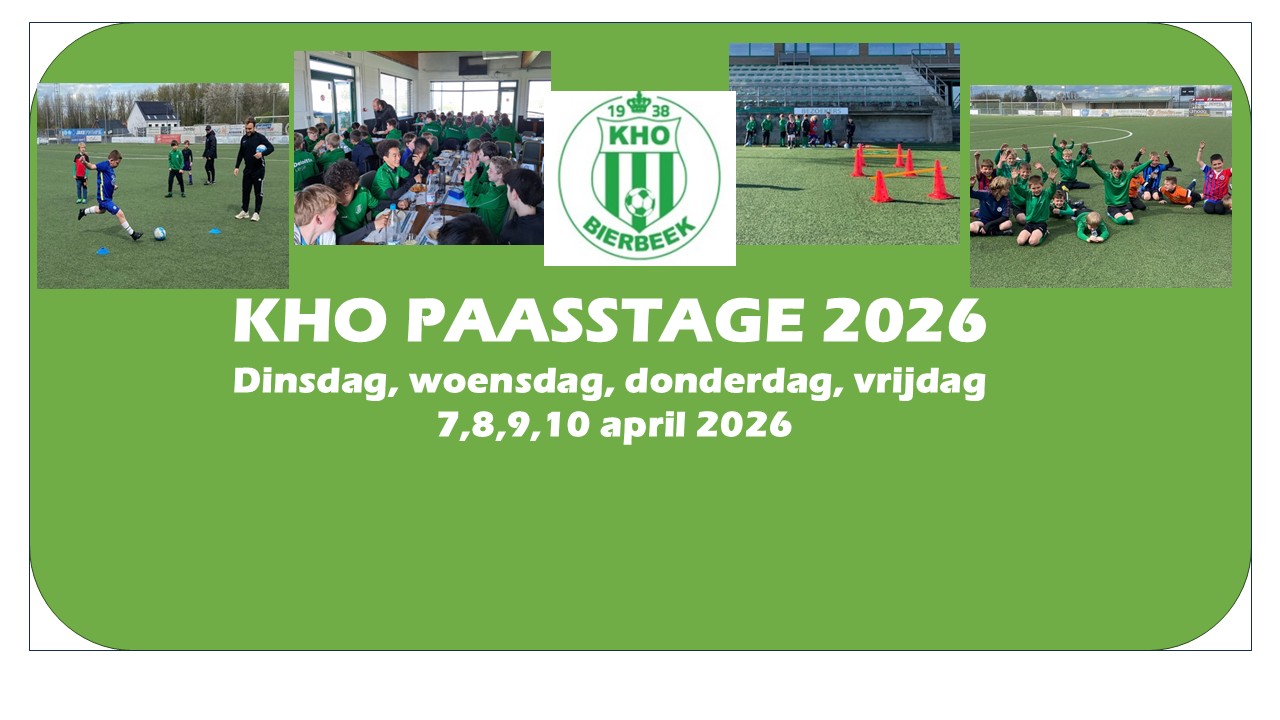 Paasstage 2026 : van dinsdag 7 april t.e.m. vrijdag 10 april 2026